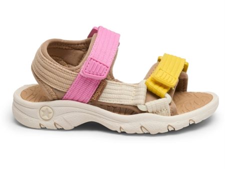 Bisgaard Nico Sandal Yellow Pink For Discount