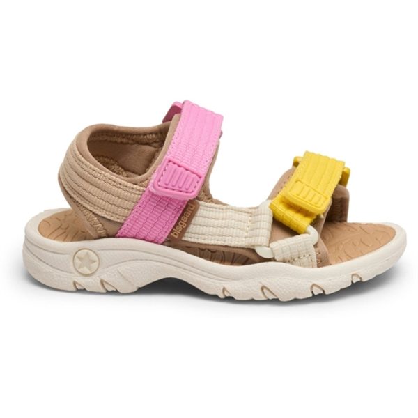 Bisgaard Nico Sandal Yellow Pink For Discount