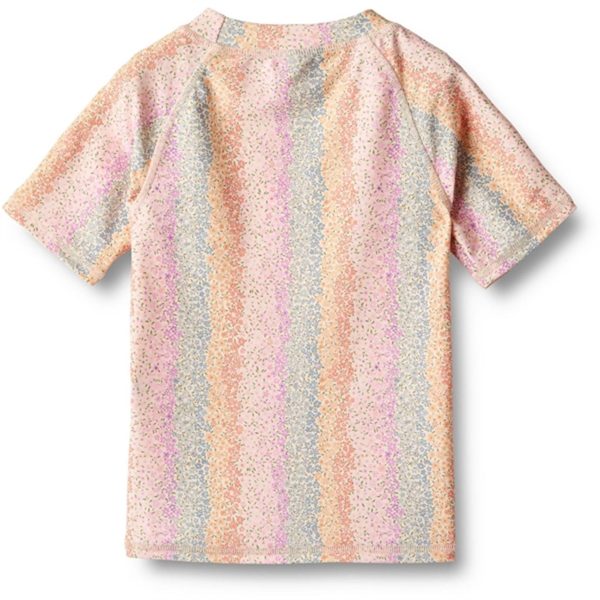 Wheat Rainbow Flowers Bade T-shirt Jackie For Cheap