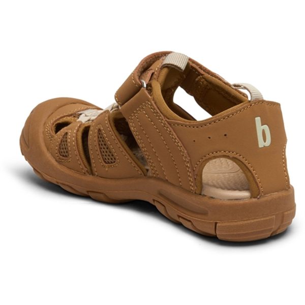 Bisgaard Parker Velcro Sandal Brown Hot on Sale