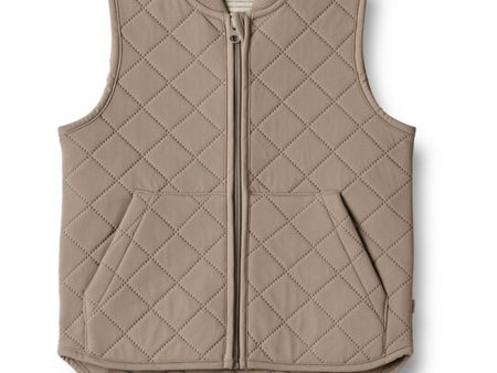 Wheat Termo Beige Stone Vest Gilet Ede Fashion