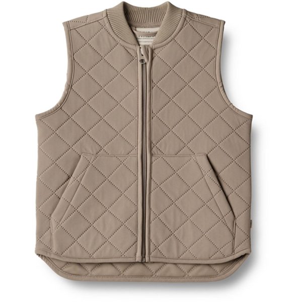 Wheat Termo Beige Stone Vest Gilet Ede Fashion