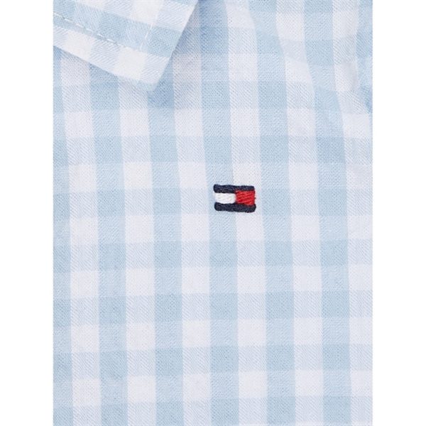 Tommy Hilfiger Baby Gingham Sommerdragt White   Blue Check Hot on Sale