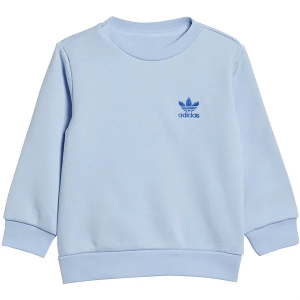 adidas Originals Light Blue Sweatsæt Hot on Sale