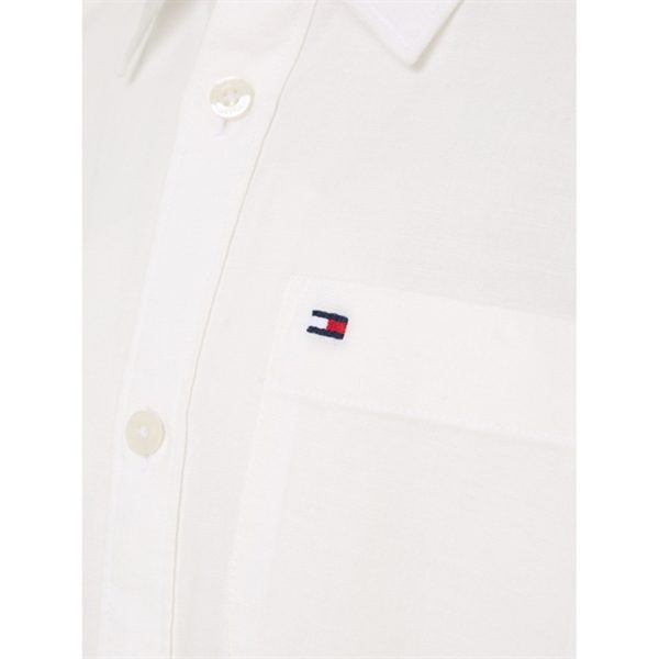 Tommy Hilfiger Hemp Skjorte White Online now