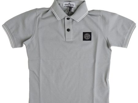 Stone Island Polo T-shirt Pearl Grey Cheap