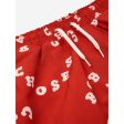 Bobo Choses Circle All Over Swim Bermuda Shorts Red Online now