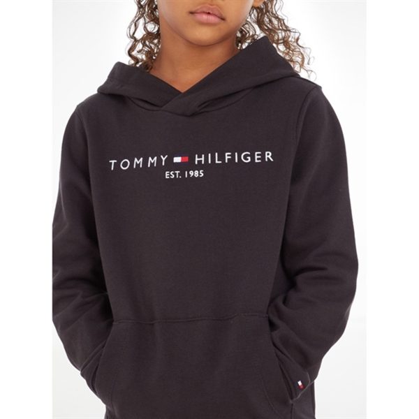 Tommy Hilfiger Essential Hoodie Black For Cheap