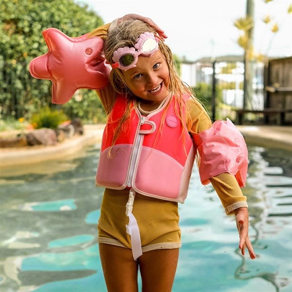 SunnyLife Svømmevest Melody the Mermaid Neon Strawberry Online