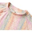 Wheat Rainbow Flowers Bade T-shirt Jackie For Cheap