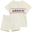 adidas Originals Ivory Night Indigo Red Shorts Tee Sæt Sale