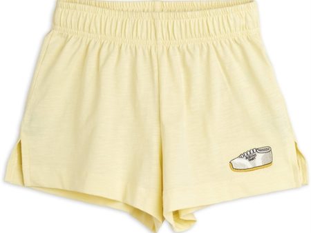 Mini Rodini Yellow Jogging Emb Shorts Online Hot Sale