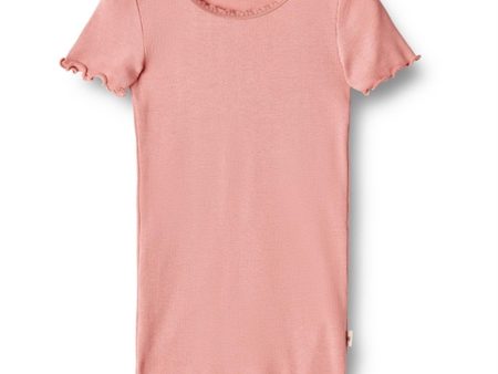 Wheat Rosette Rib T-shirt Katie Online Hot Sale