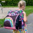 JEVA Intermediate Skoletaske Shimmer Rainbow Online