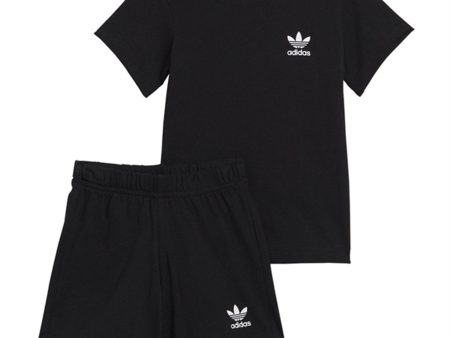 adidas Originals Black Shorts Tee Sæt Supply