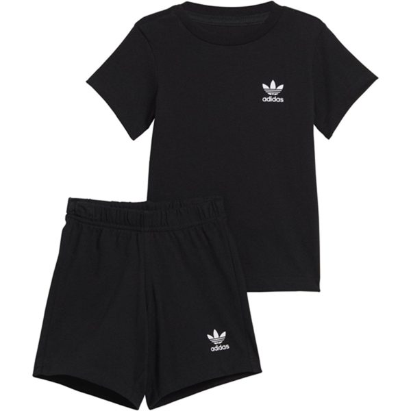 adidas Originals Black Shorts Tee Sæt Supply