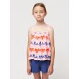 Bobo Choses Ribbon Bow All Over Woven Tank Top Pink Sale