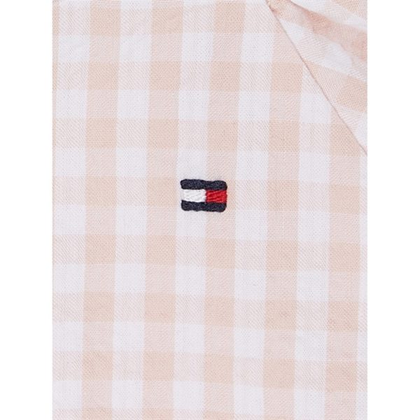 Tommy Hilfiger Baby Ruffle Gingham Sommerdragt White   Pink Check Discount