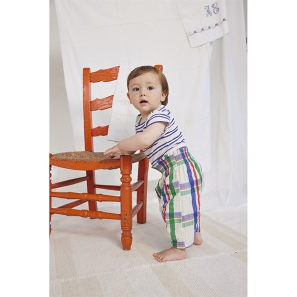 Bobo Choses Baby Madras Checks Woven Harem Baggy Bukser Multicolor Discount