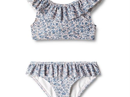 Wheat Blue Flower Meadow Bikini Elina on Sale