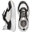 Calvin Klein Low Cut Lace-up Sneaker Black White Online Sale